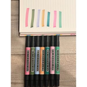 Prismacolor Premier Double Ended Art Markers Set of 7 Chisel Fine Tip Multi